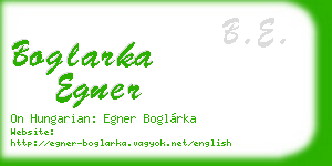 boglarka egner business card