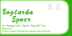 boglarka egner business card